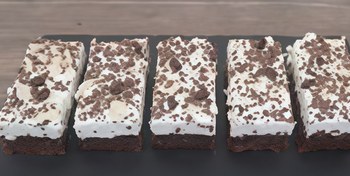 Брауни с кофейным маршмеллоу