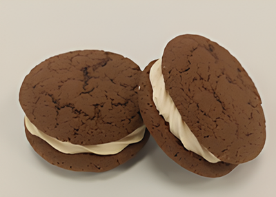 Печенье шоколадное с апельсиновым муссом Печенье шоколадное с апельсиновым муссом