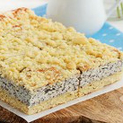 Пирог с творогом и маком