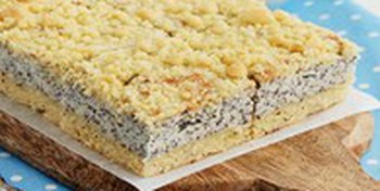 Пирог с творогом и маком