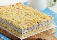 Пирог с творогом и маком